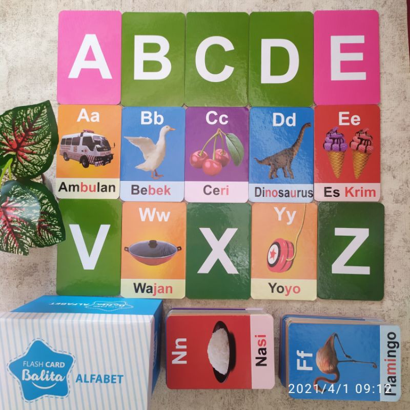 Flash Card Balita Alfabet