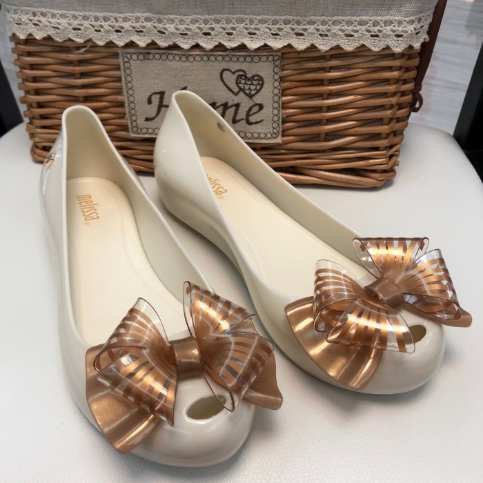 SEPATU MELISSA SWEET XVIII / SEPATU WANITA FLAT SHOES MELISSA - BEIGE, 39