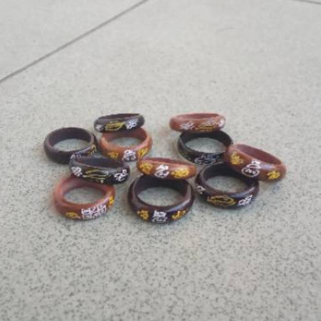 Cincin kaukah kokka ukir rajah