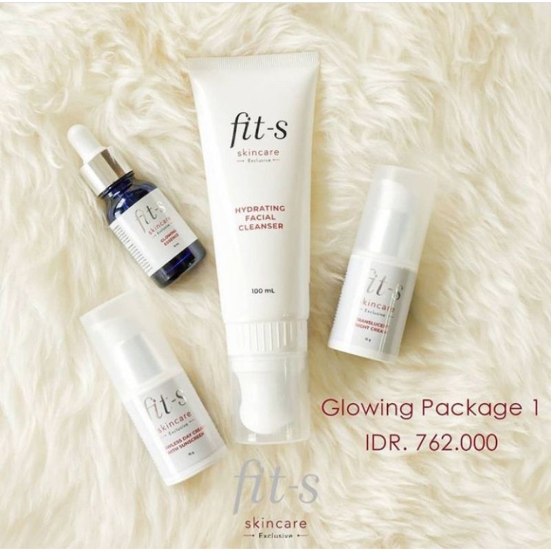 (Glowing Package 1) Fit S Skincare Exclusive by Fitri Salhuteru