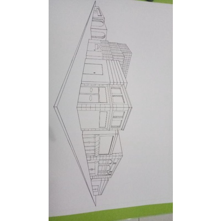 

Gambar perspektif 2 titik lenyap, baca deskripsi!