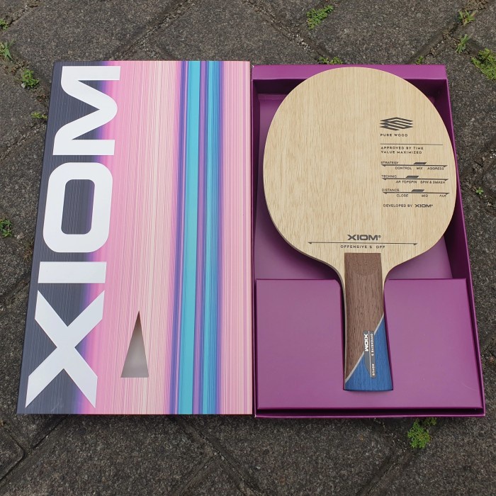 xiom offensive s fl bat bet blade ping pong