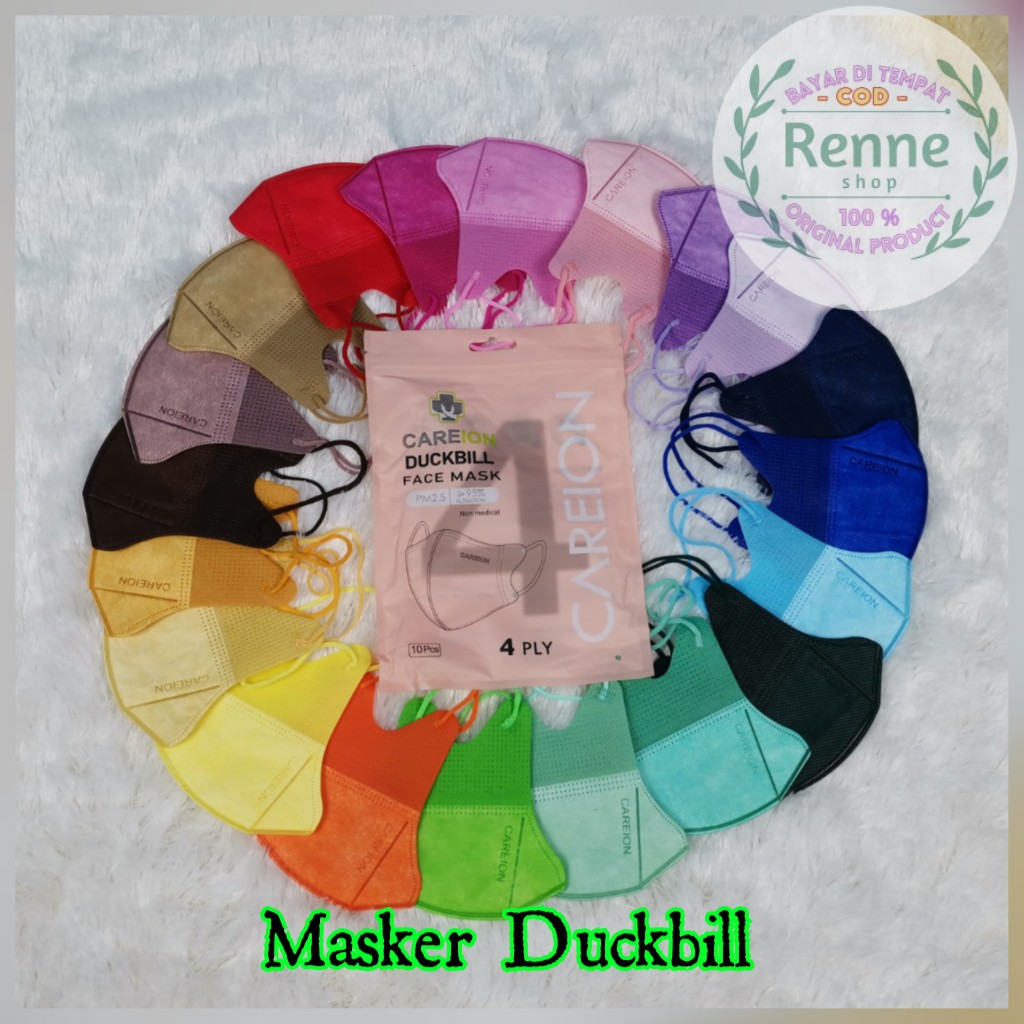 MASKER DUCKBILL / MASKER KF94 / MASKER DUCKBILL WARNA (1 PCS)