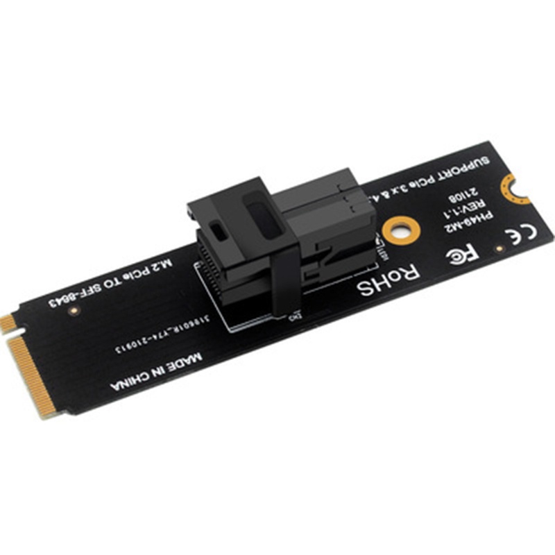 Btsg Kartu Ekspanding Komputer Desktop Untuk M.2PCIE 4.0 Ke SFF8643-U.2Efficient Transmis