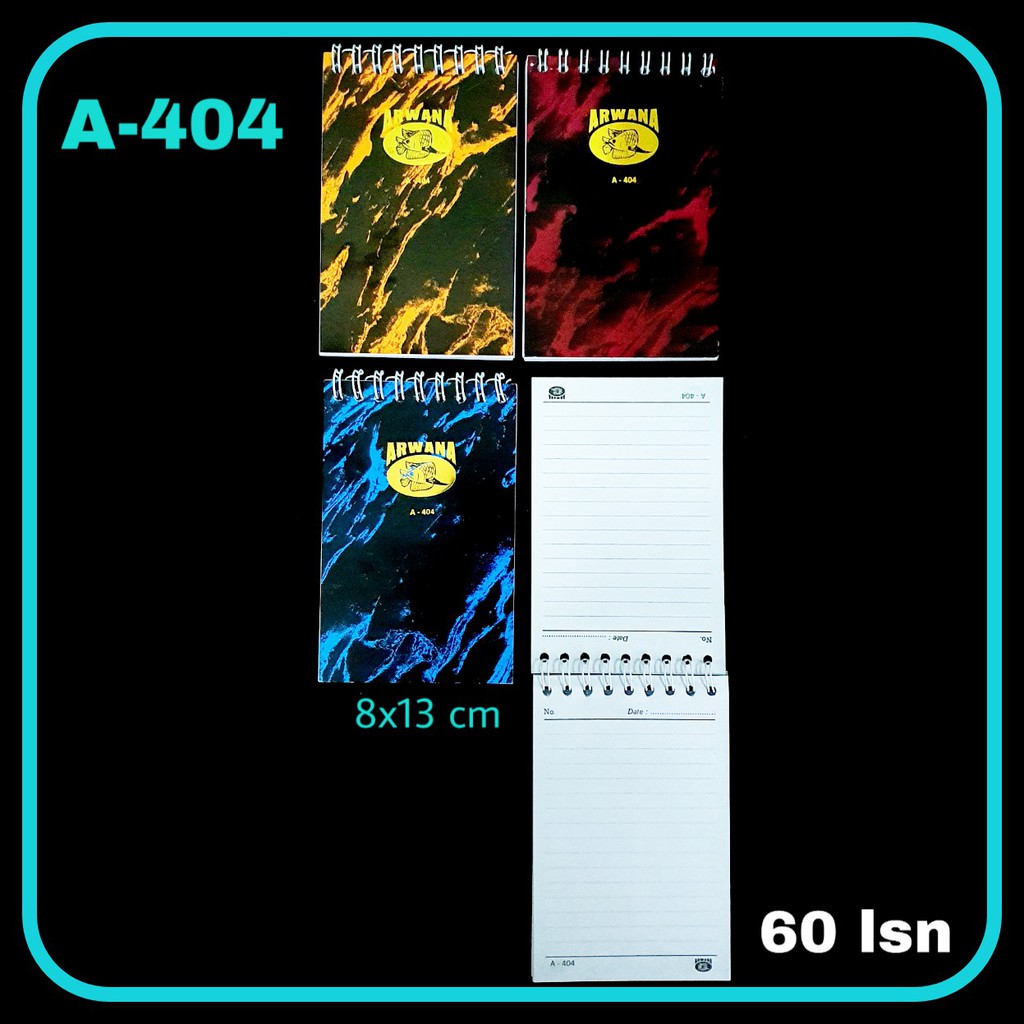 

ILP Notebook Spiral A-404 / Buku Catatan / Buku Spiral