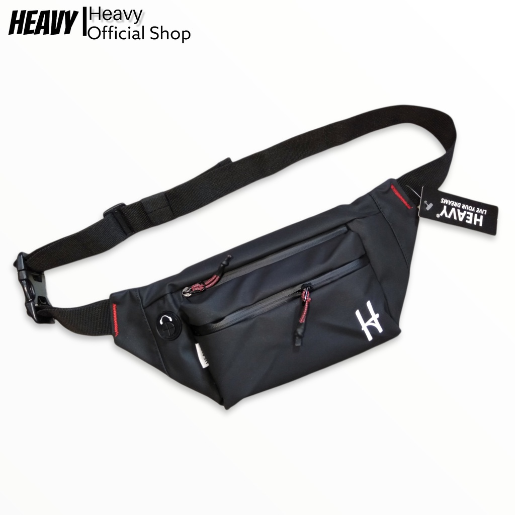 TAS PINGGANG PRIA HEAVY.BAG - WAIST BAG HEAVY PNCK-1038 ( WATERPROOF) tahan air