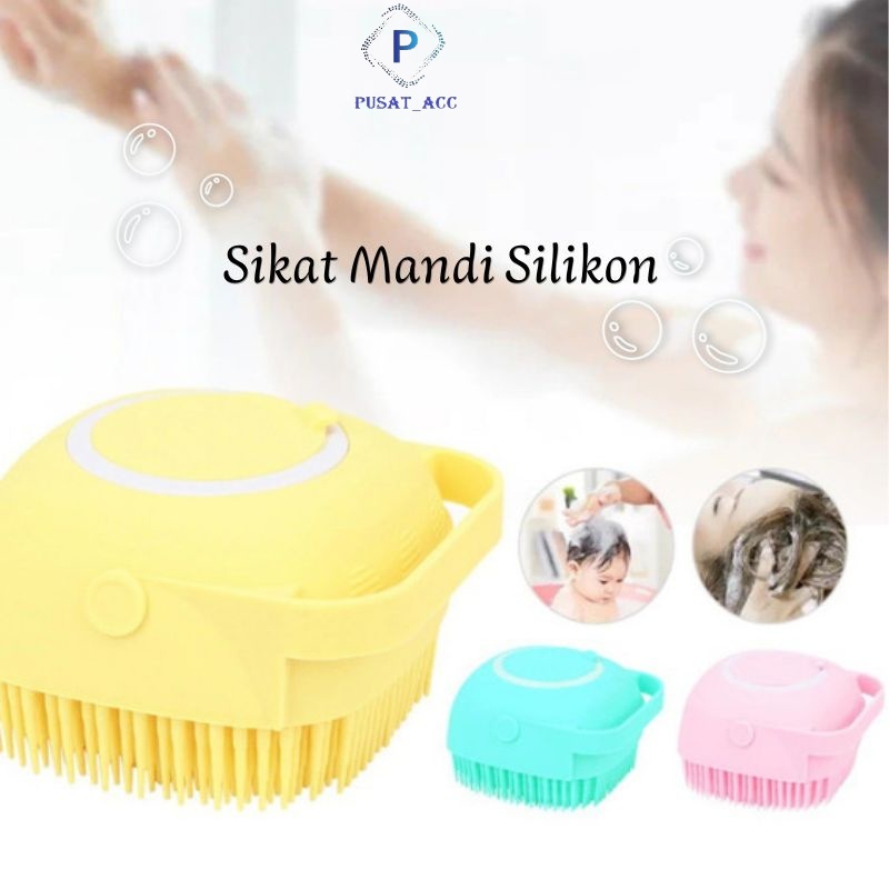 SB01- Bath Brush Soap Siap sikat Mandi/ Shower Dispenser