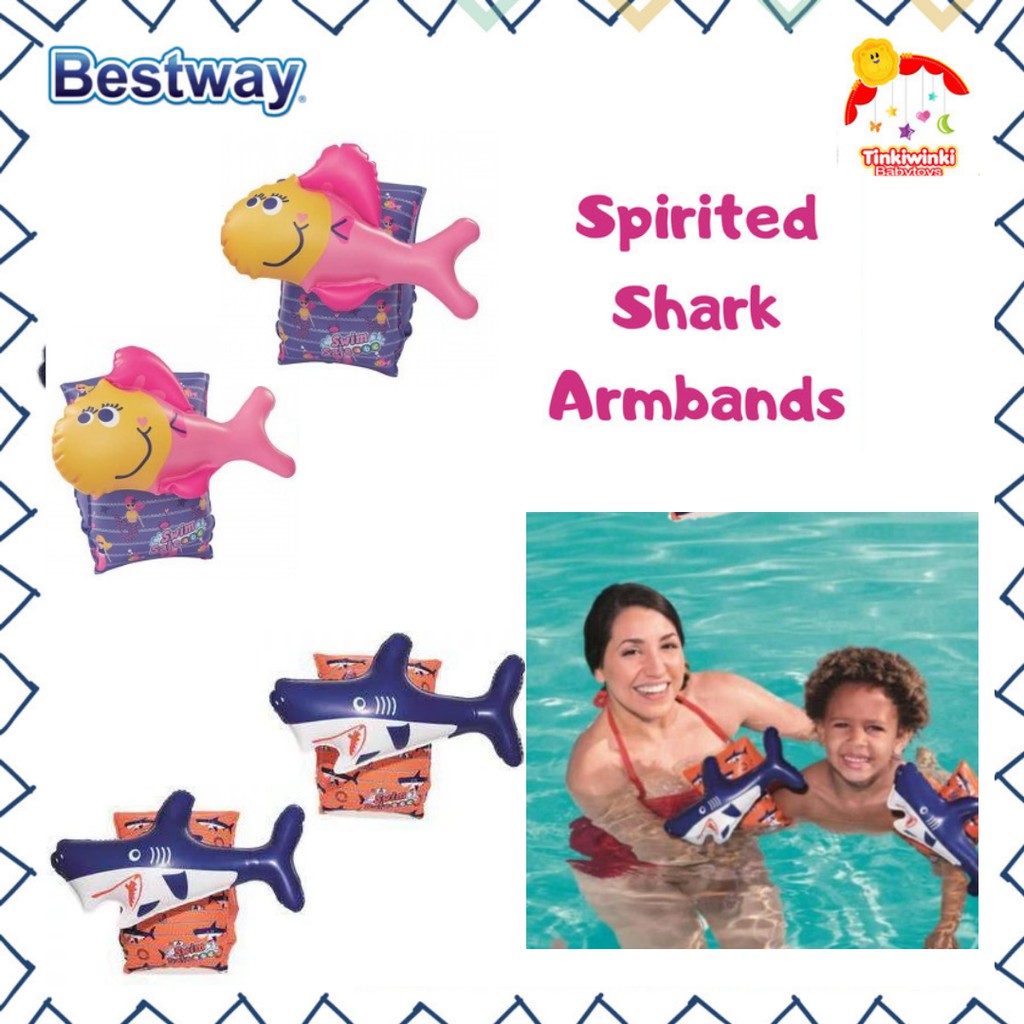 Bestway Spirited Fish Armbands Pelampung Lengan Anak