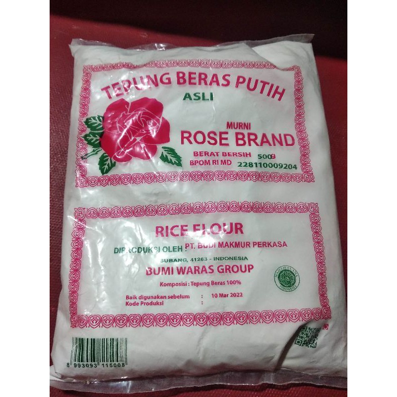 

tepung beras rose brand 500g