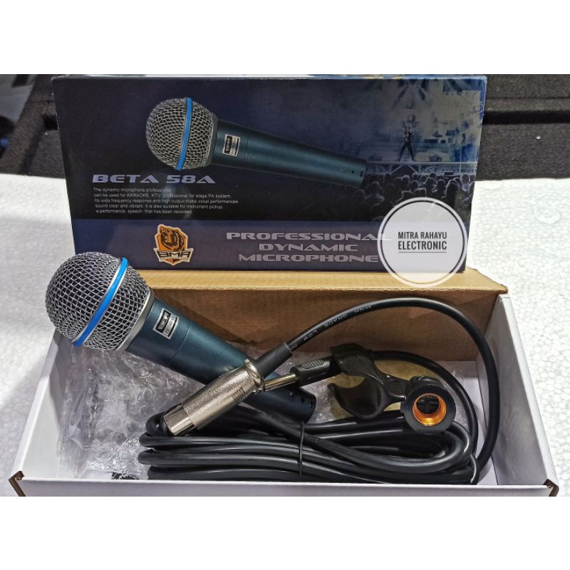 Mic Cable BMA Beta 58A Mik Bma Beta 58A Tanpa Switch