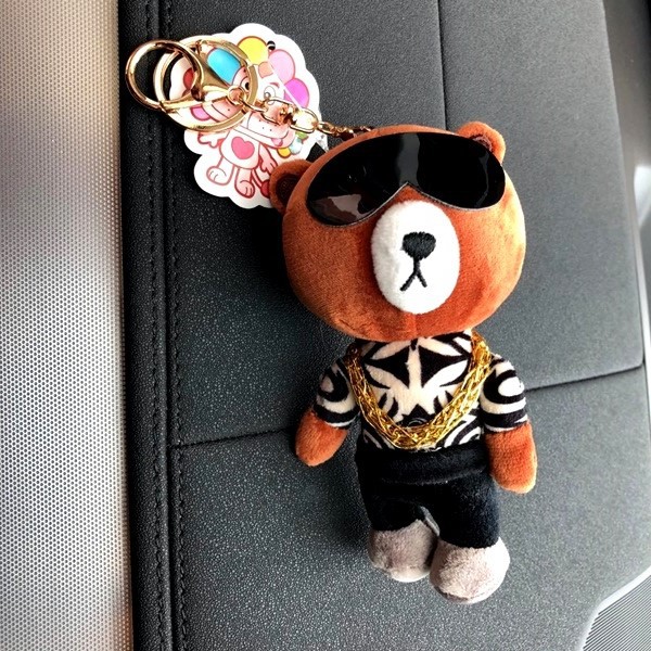 Gantungan Kunci Bludru COOL BEAR Key Chain