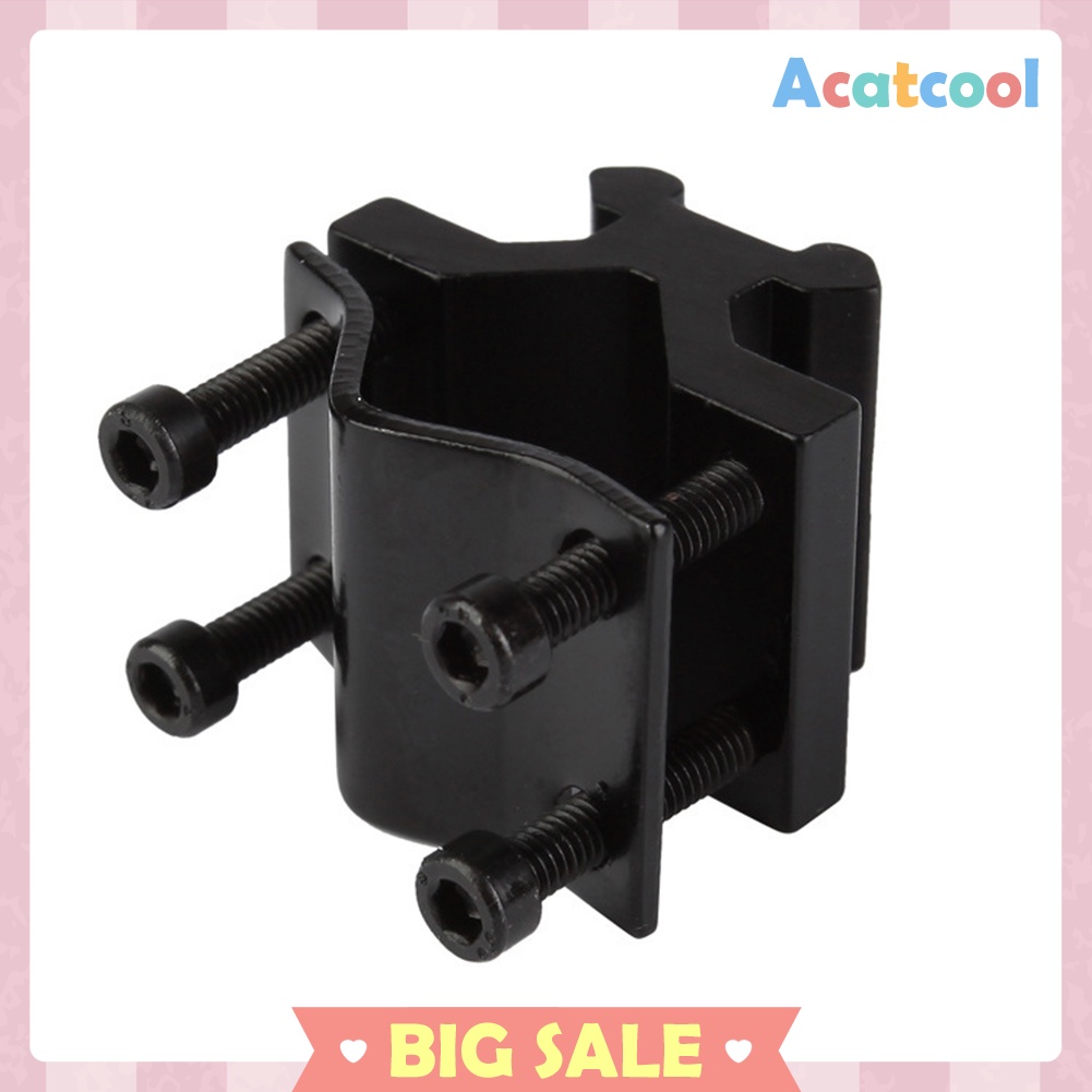 Adjustable Bipod Adapter Barrel Tube Mount Rail for Flashlight Sight Torch