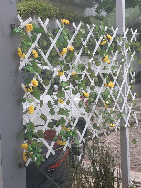 Pagar Tanamam Teralis Plastik 1x2 M