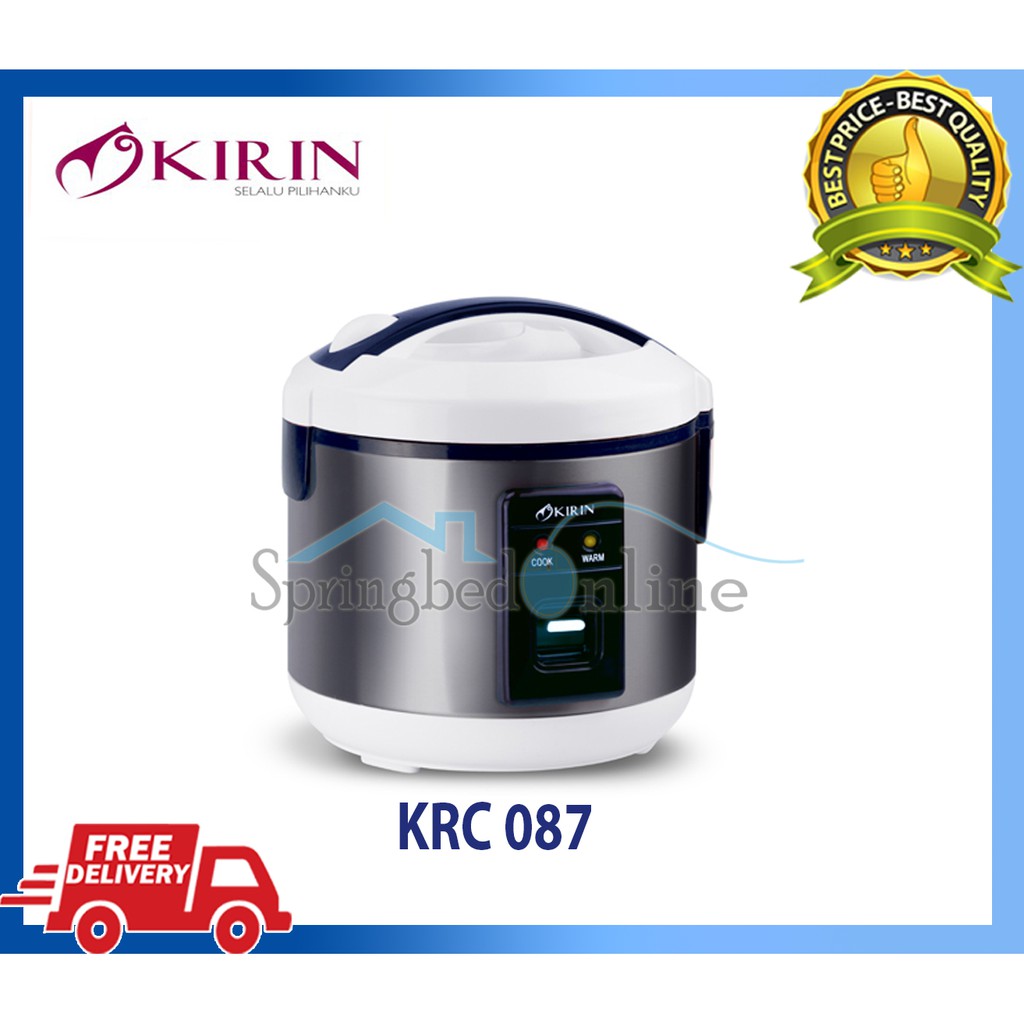 RICE COOKER KIRIN KRC 087 1 LITER