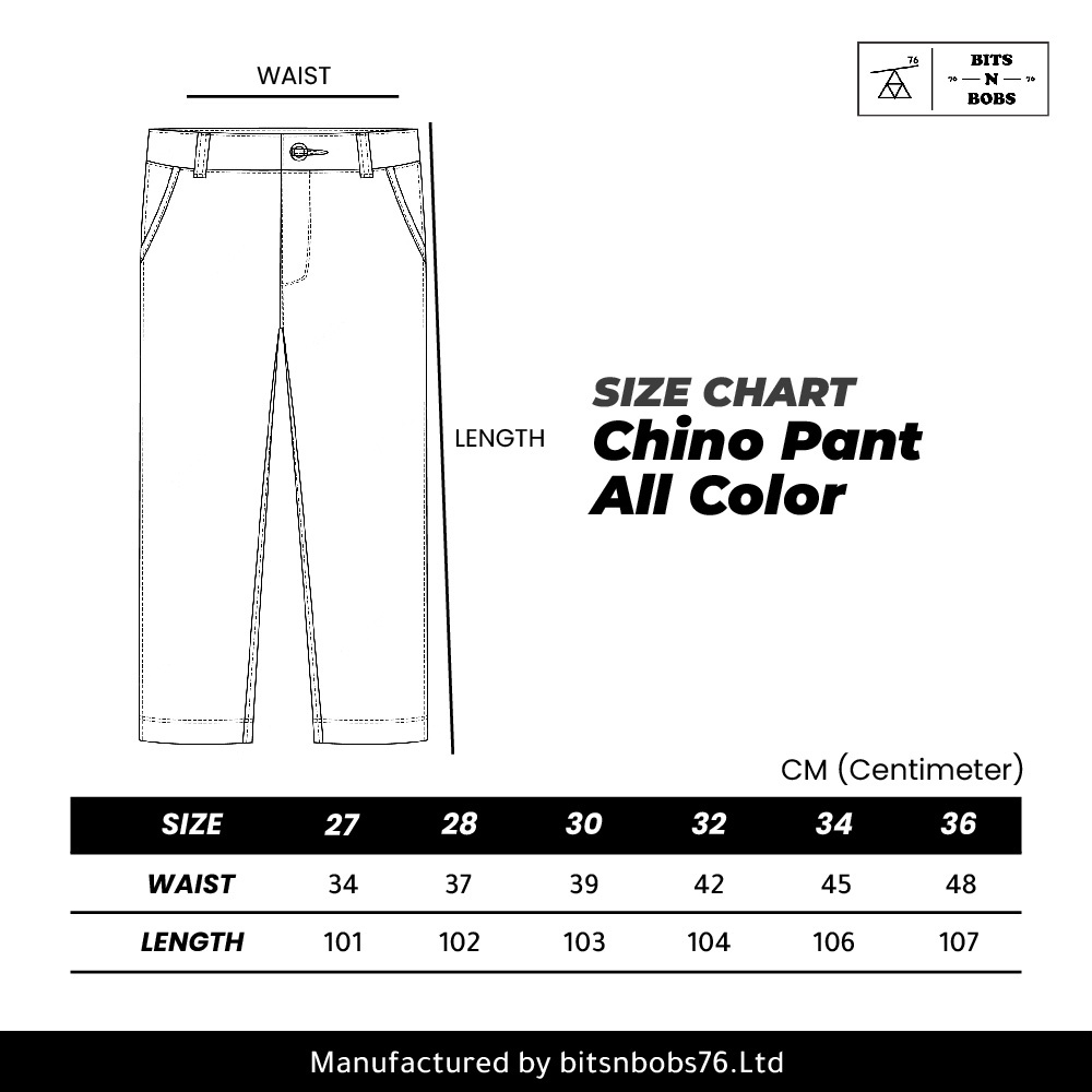 BITSNBOBS76 I CHINO PANTS I ALL COLOR