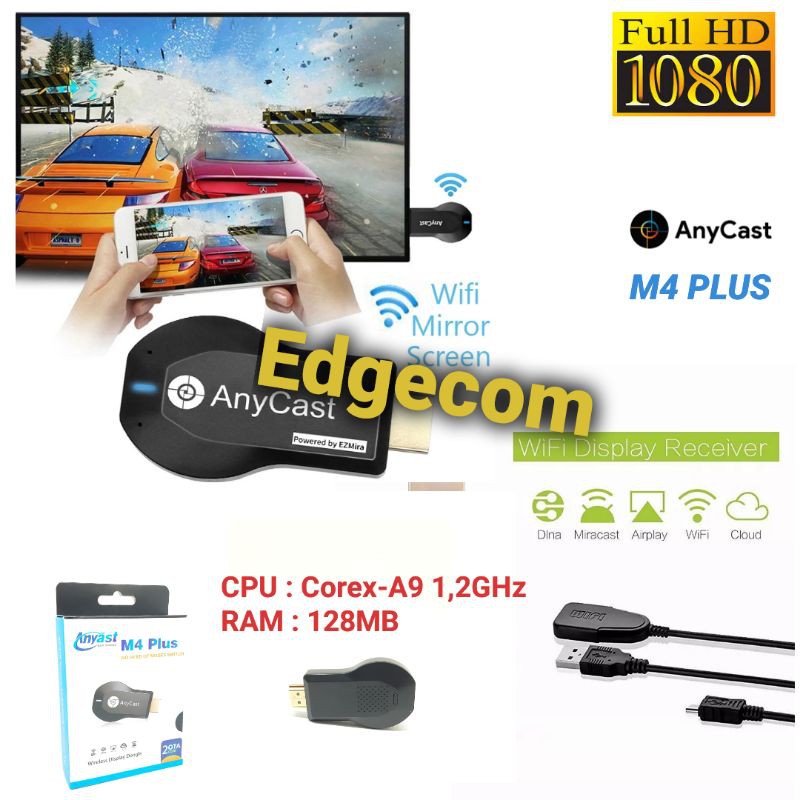 Anycast M4 PLUS HDMI Wifi Dispaly Dongle