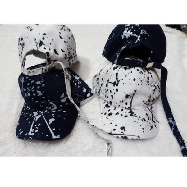 KODE 5970 Topi baseball sablon g dragon tali panjang clip besi peaceminusone termurah kpop korea