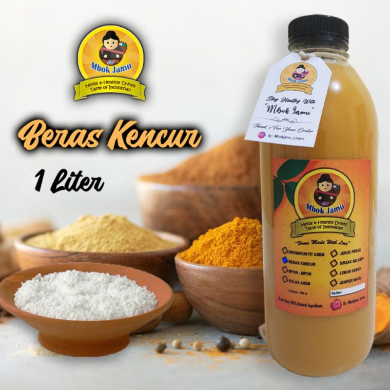 

Jamu Beras Kencur Mbok Jamu