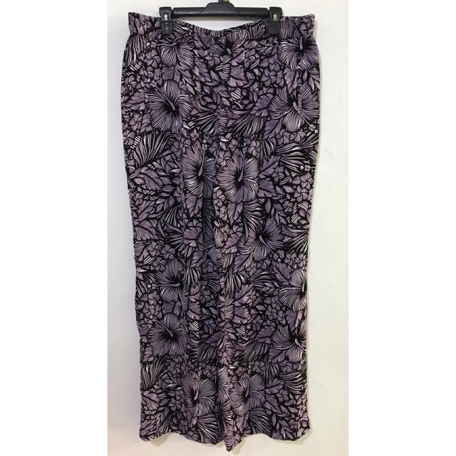 Celana kulot bunga branded big size worthington murah