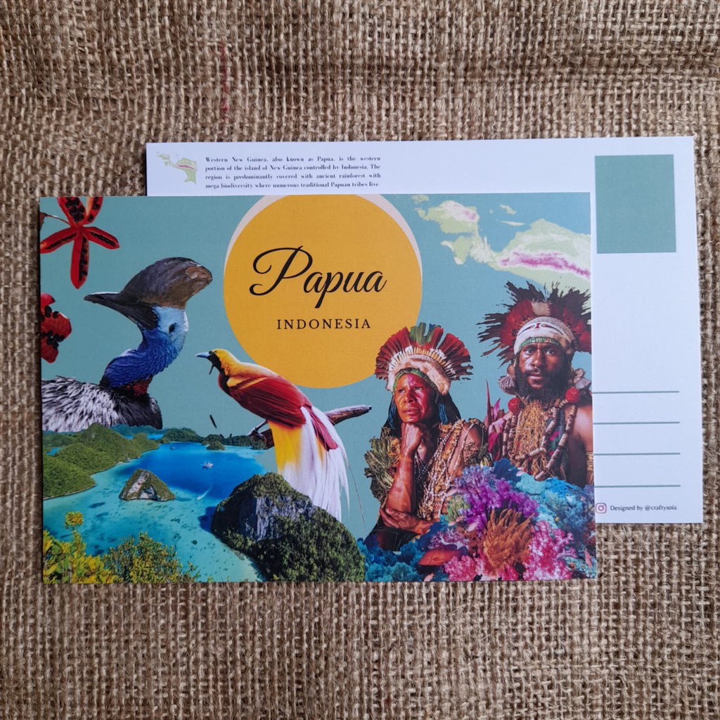 

Kartu Pos / Postcard / Postcrossing Indonesia - Papua