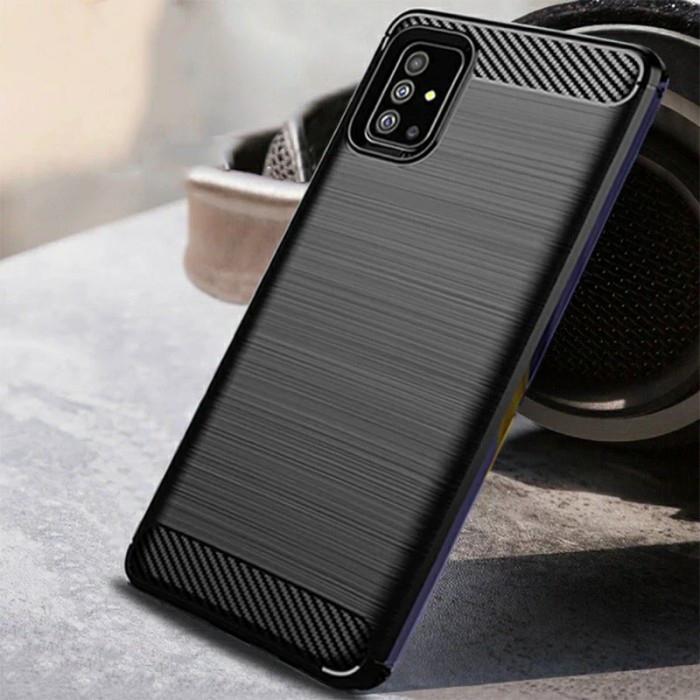 CASE SLIM FIT CARBON IPAKY XIAOMI POCOPHONE M3 XIAOMI POCOPHONE M3 BIASA SOFTCASE - FA