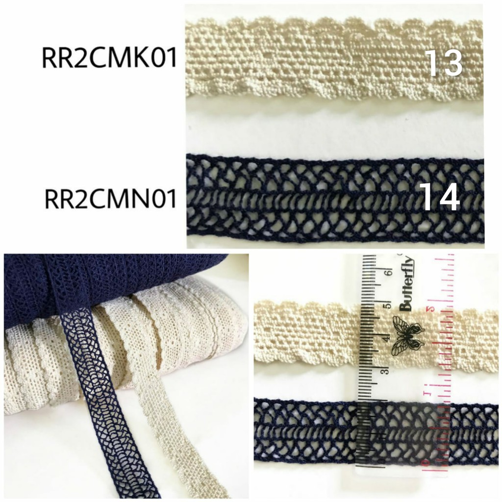 1 METER 8MM - 4CM RENDA RAJUT | RENDA KAIT