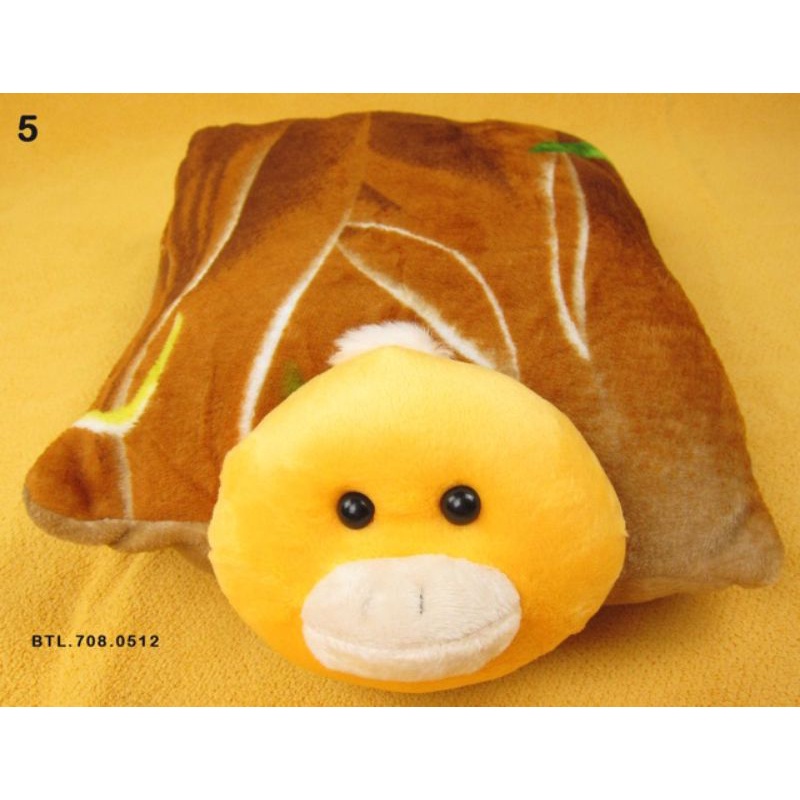 Bantal bayi 2 in 1 motif binatang lucu / Bantal bayi lucu multifungsi