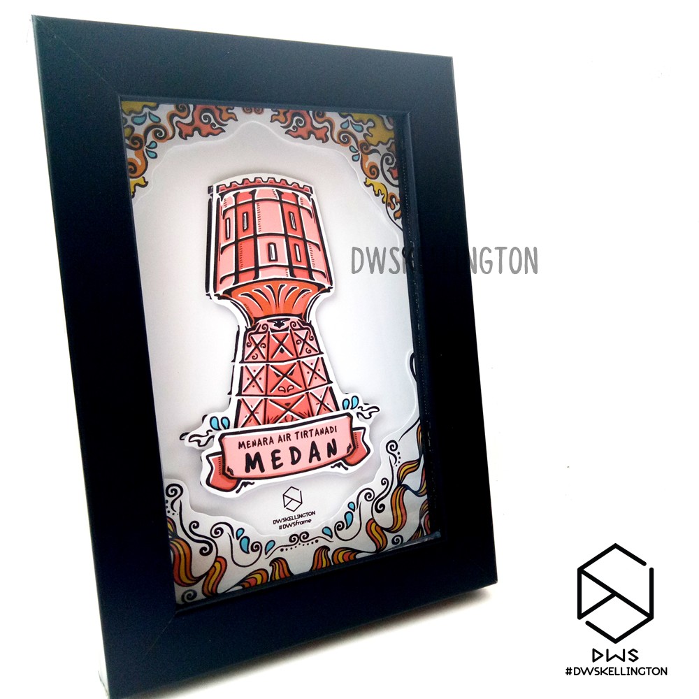 Kado Pernikahan Pop Up Frame Doodle Love Wedding Shopee Indonesia