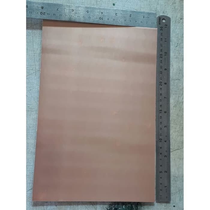 Pcb polos single fiber FR4 ukuran 20cm x 30cm