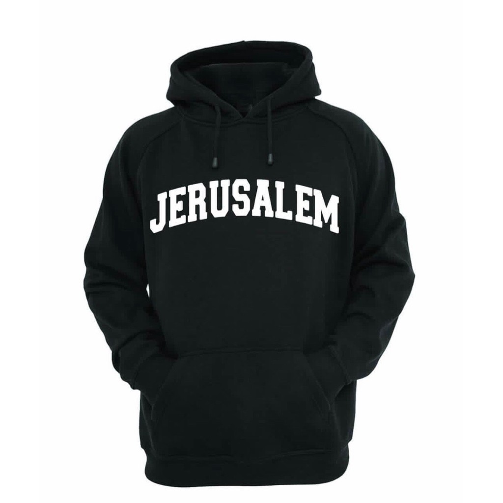 [BAYAR DI TEMPAT] SWEATER HOODIE JERUSALEM