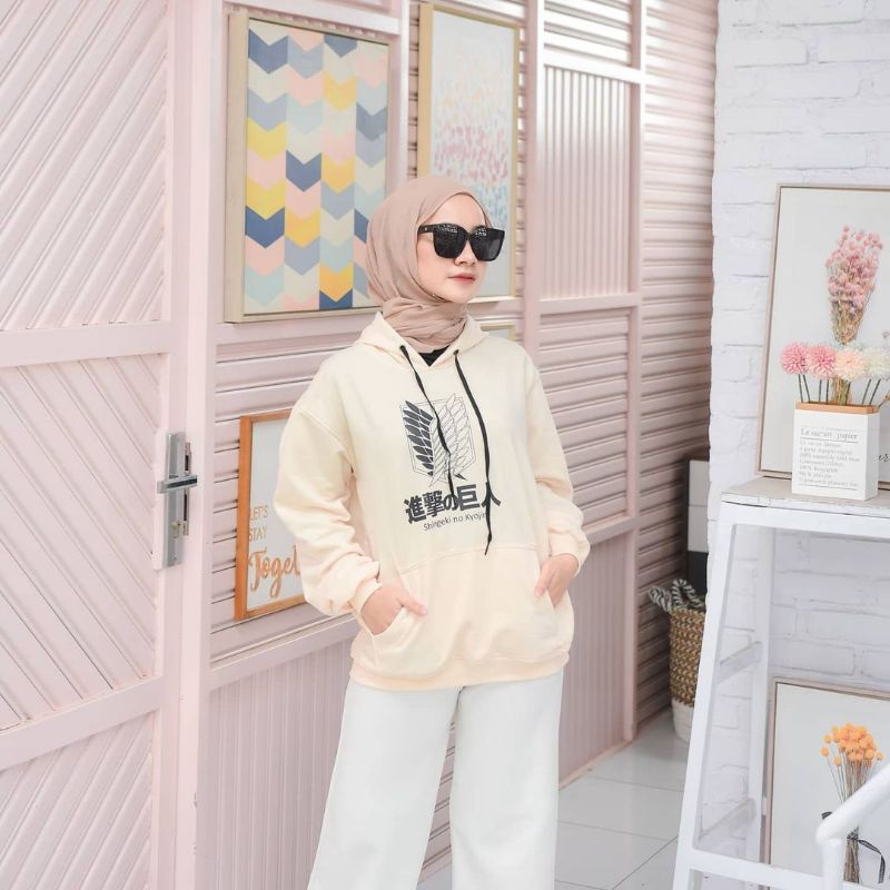 JAKET HOODIE ATTACK ON TITAN SNK (Shingeki no Kyojin) / jaket AOT Scouting Legion-8