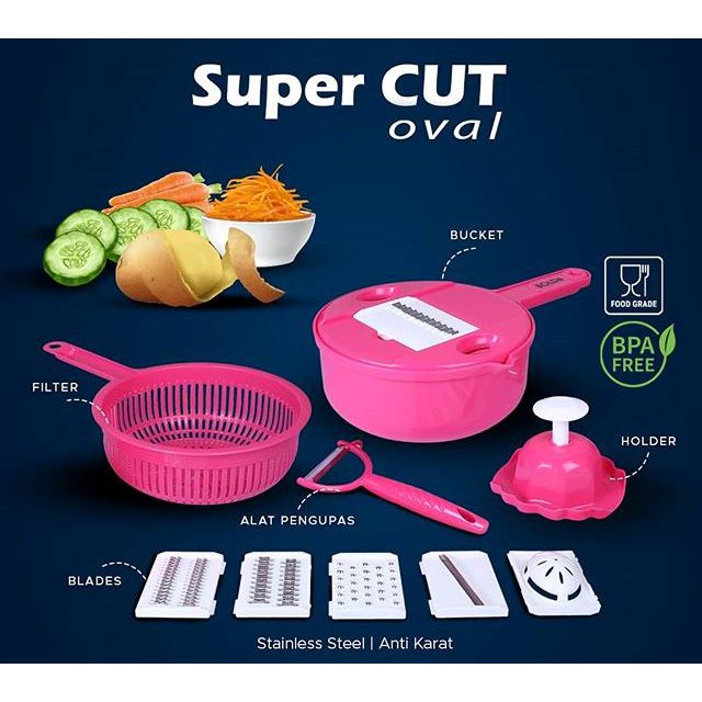 Pemotong sayur buah mandoline slicer