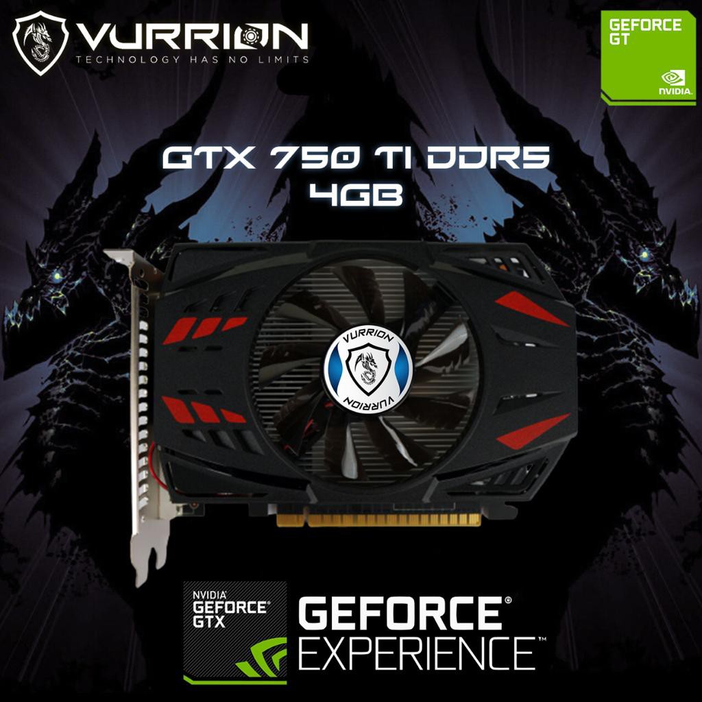 VGA Gaming VURRION GTX 750TI 4GB DDR5 128Bit GAMING VGA ORI