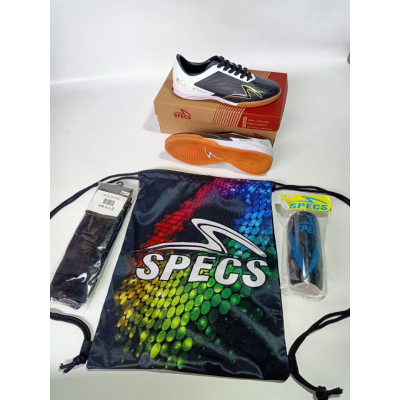 PAKET KOMPLIT SEPATU FUTSAL SPECS ACCELATOR GRADE ORI