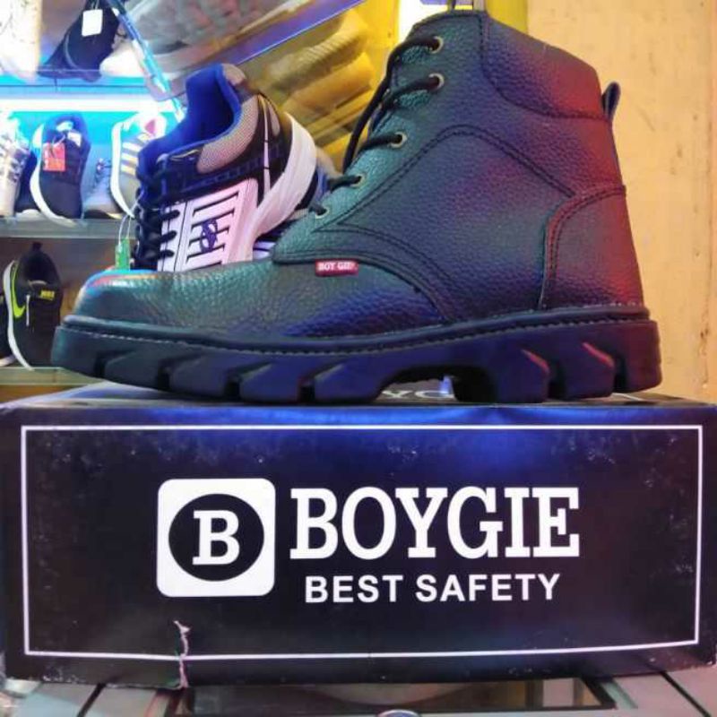 SEPATU SAFETY BOOT BOYGIE/SEPATU SAPETY/BOOT SAFETY/SEPATU KULIT SAFETY/SEPATU BOOT SAFETY PRIA