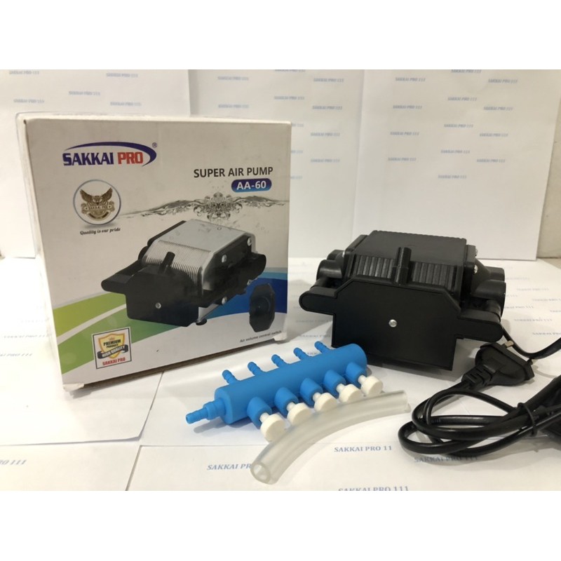 Mesin pompa angin aquarium SAKKAI PRO AA 60 Air pump 5 lubang
