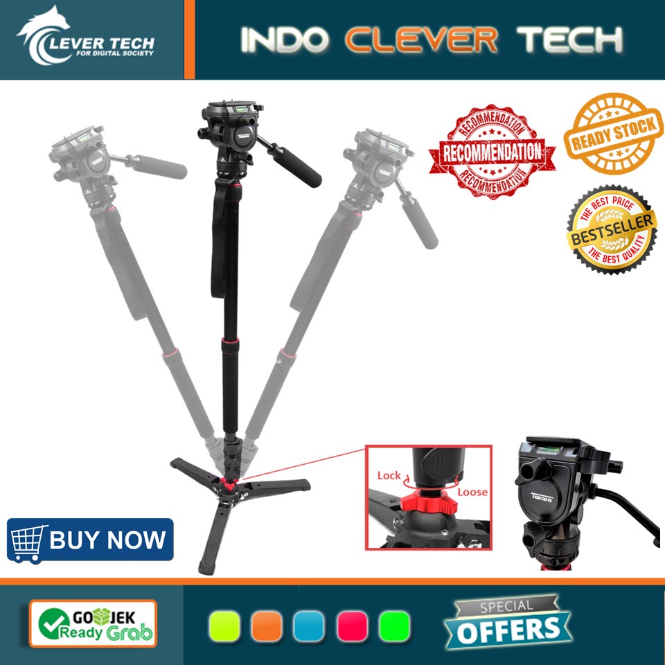 Takara Rover 66V 2-in-1 Tripod Monopod for DSLR