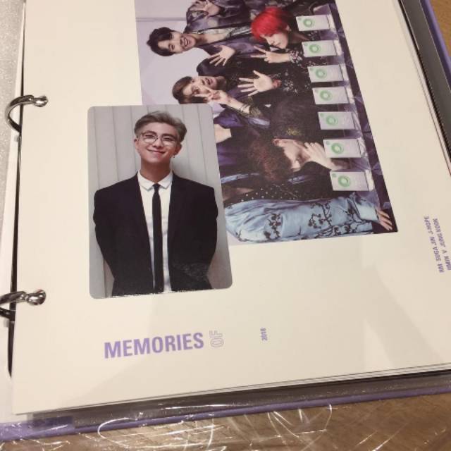 Photocard PC BTS Memories 2018 RM Namjoon official