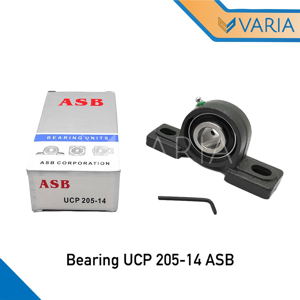 Bearing Laher Pillow Block Duduk UCP 205-14 As 22.225 mm 7/8 inch ASB