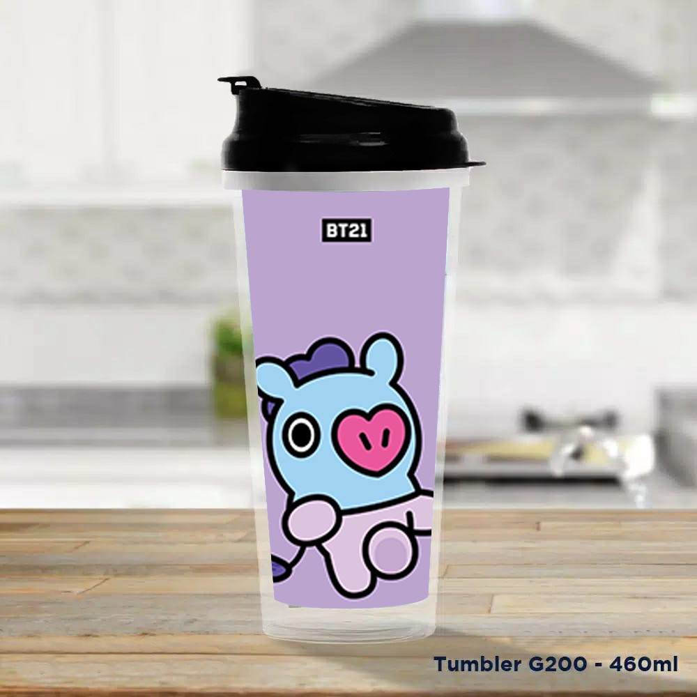 Pusat Mode Tumbler/Tempat Minum Design  BT21 Mang