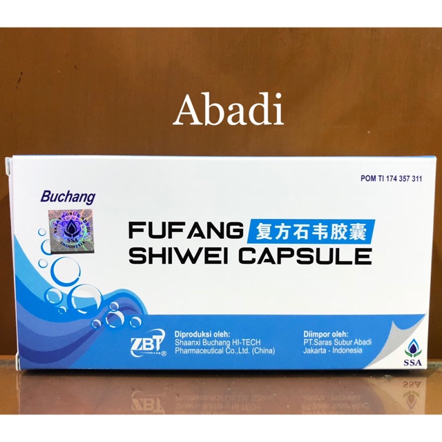 Fufang Shiwei Capsule Obat Herbal Infeksi Saluran Kemih Shopee Indonesia