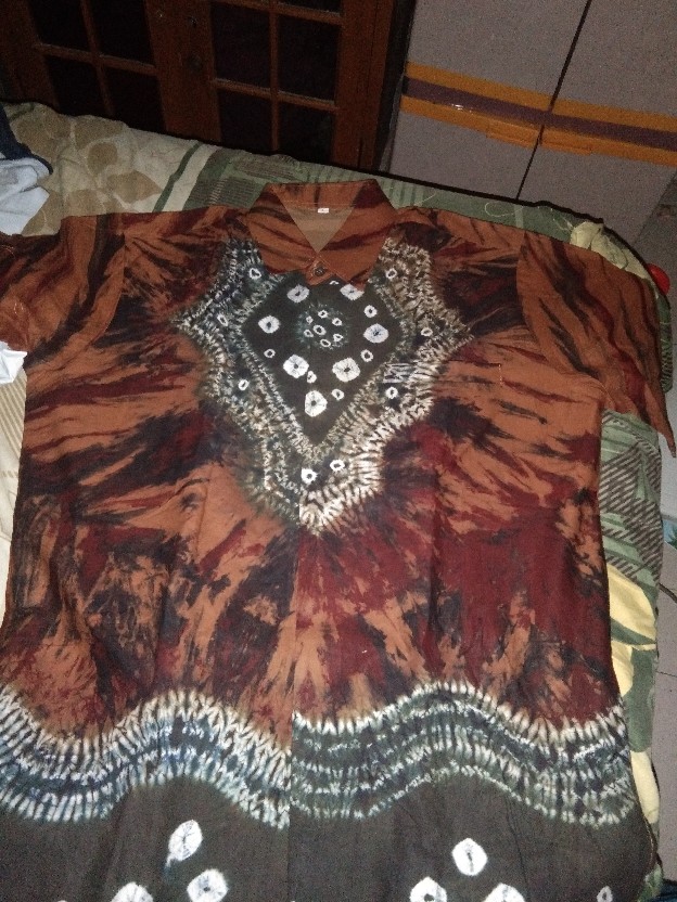 [cod] Hem Kemeja Pria Batik Jumputan Khas Palembang | Katun