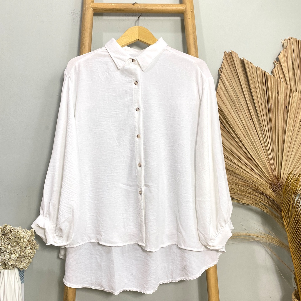 KEMEJA BLOUSE OVERSIZE GLADYS AIRFLOW DAILY OFFICE SHIRT PREMIUM B598