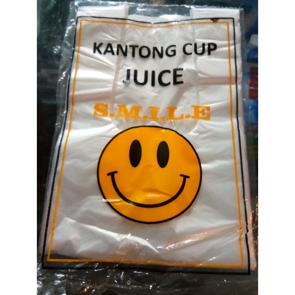 kantong cup juice single isi 50lbr/kantong keresek cup/kantong kresek /kantong pelastik cup/kantong 
