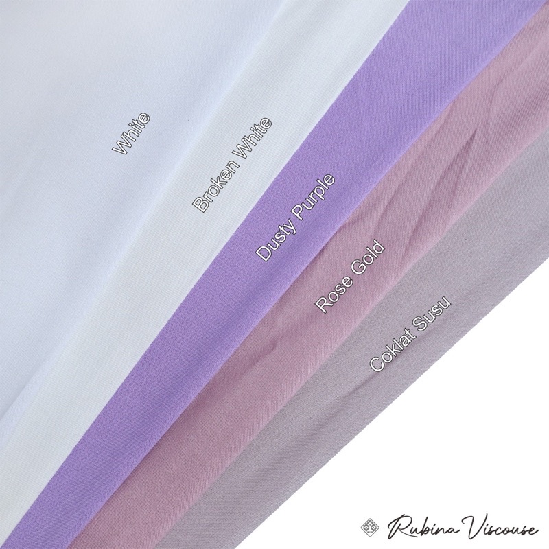 KAIN RAYON RUBINA VISCOUSE PER 0.5m RAYON POLOS UNIQLO SEMI-TWILL UNTUK HOME DRESS PAJAMAS PREMIUM