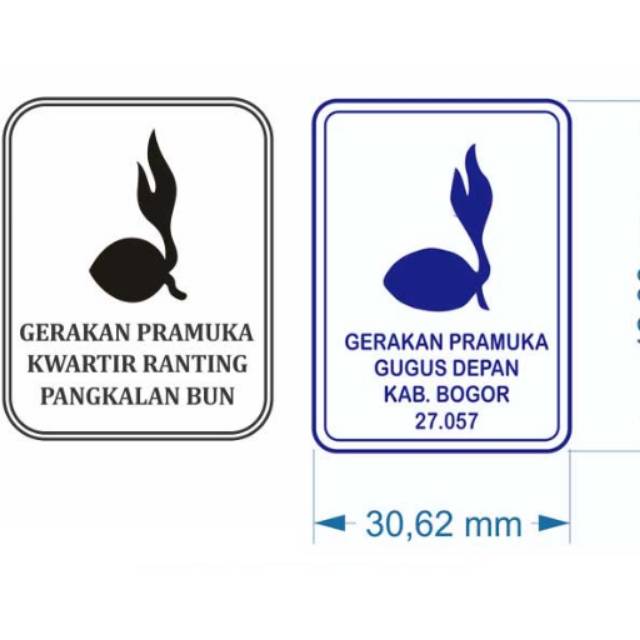 Contoh Stempel Gudep Pramuka Terbaru