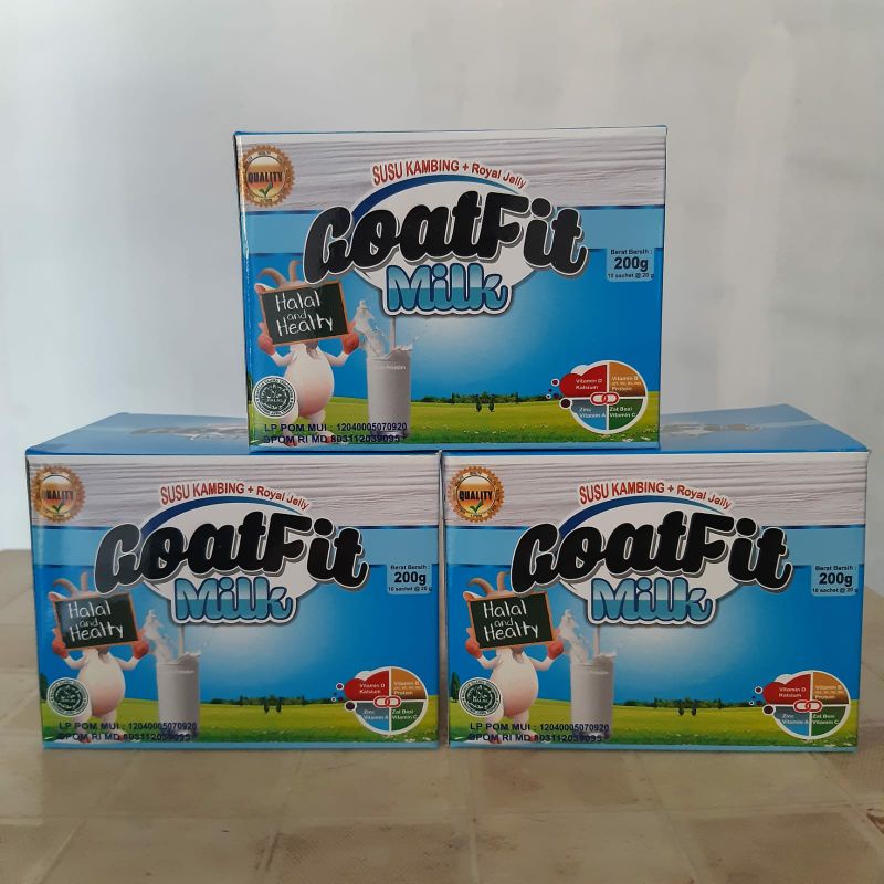 

Susu Kambing Etawa | Goatfit Original | 1 Box isi 10 Sachet