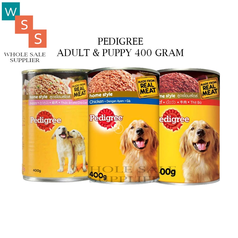 MAKANAN ANJING PEDIGREE KALENG 400GR ALL VARIAN