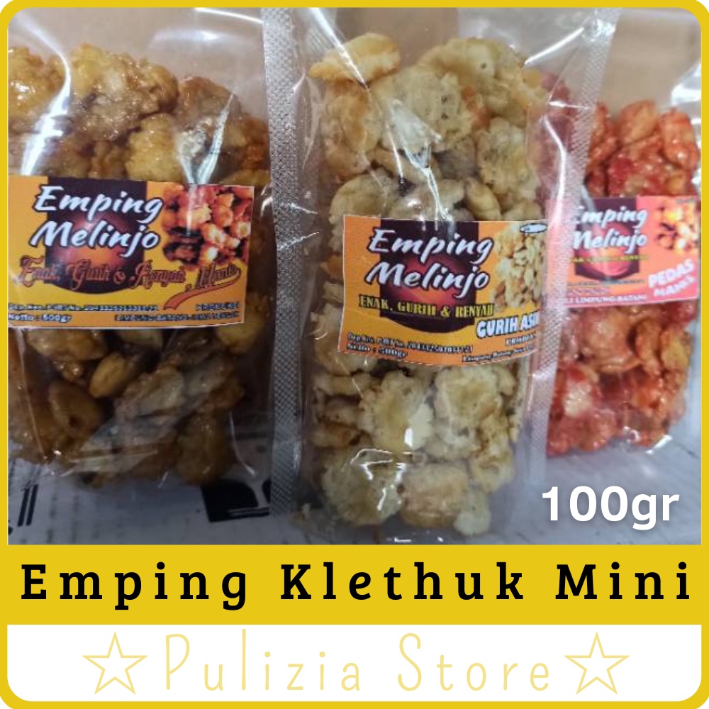 

EMPING MANIS PEDAS GURIH ASIN MINI 100GR ASLI LIMPUNG BATANG