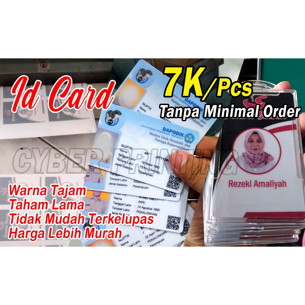 

ID CARD / KARTU ANGGOTA / NAME TAG MURAH